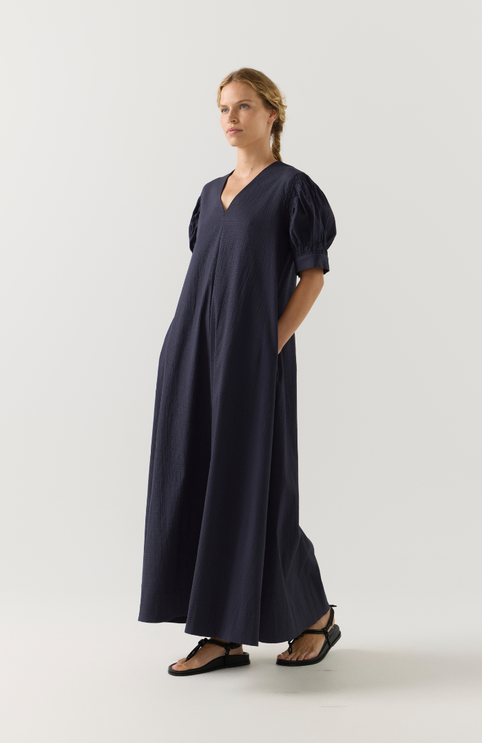 Foemina Navy Scottie Dress