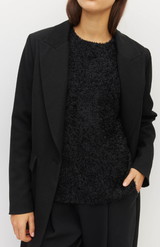 Juliette Hogan Black Mantelina Coat