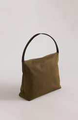 Yu Mei Fir Green Nylon Medium Utility Bag
