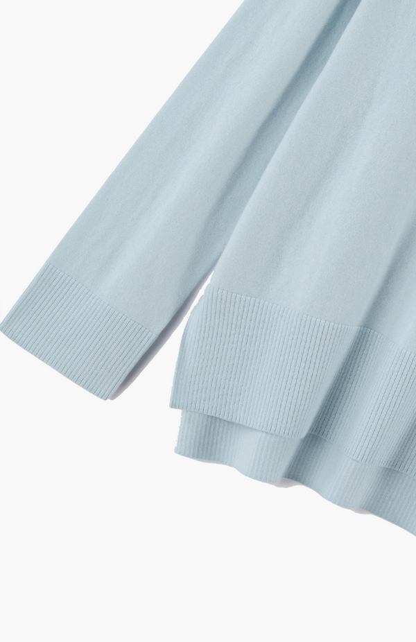 Aleger  Sea Spray N.2404 Long Line V-Neck Pullover