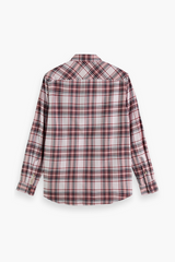 Scotch & Soda Pink Check Flannel Shirt