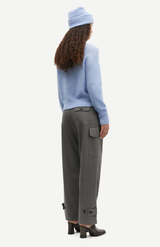 Samsøe Samsøe Grey Mel. Salix Trousers