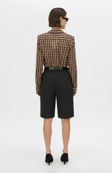Camilla And Marc Chocolate Check Mannix Shirt