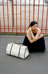 Yu Mei Natural Canvas Wellington Weekender