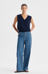 Morrison Navy Rhyan Knit Vest