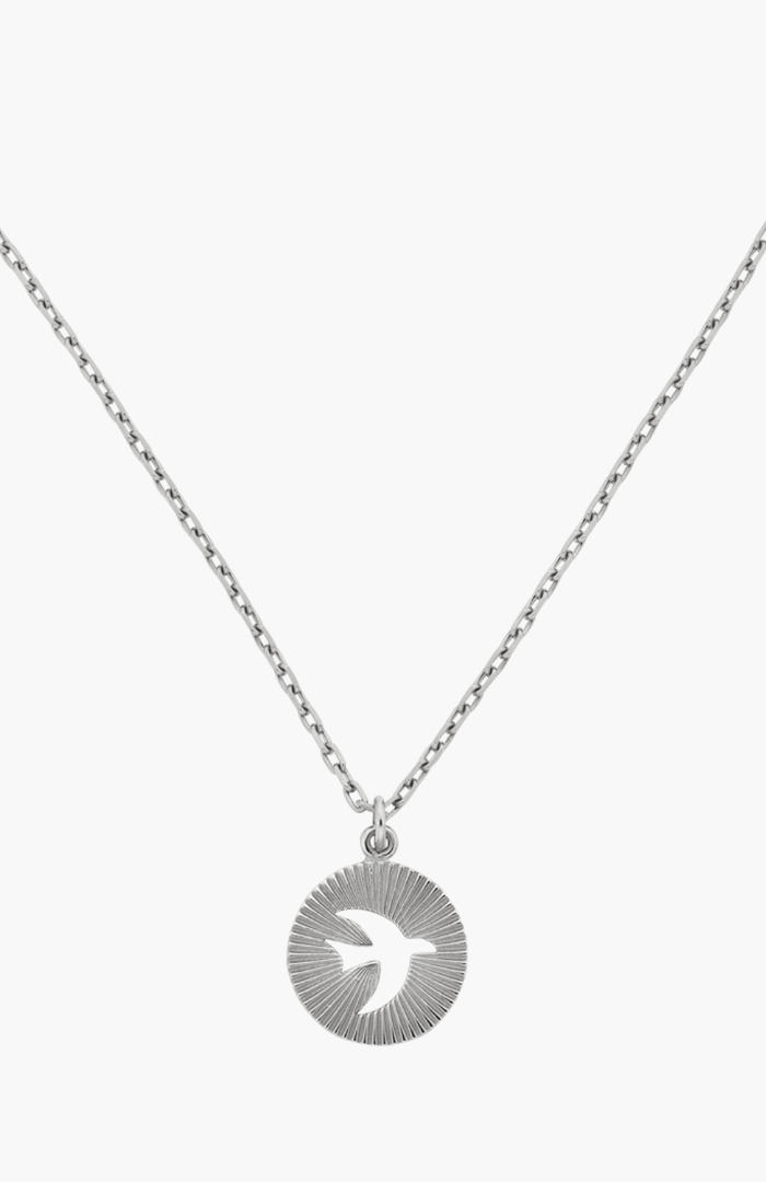 Zoe & Morgan Sterling Silver Moonbird Necklace