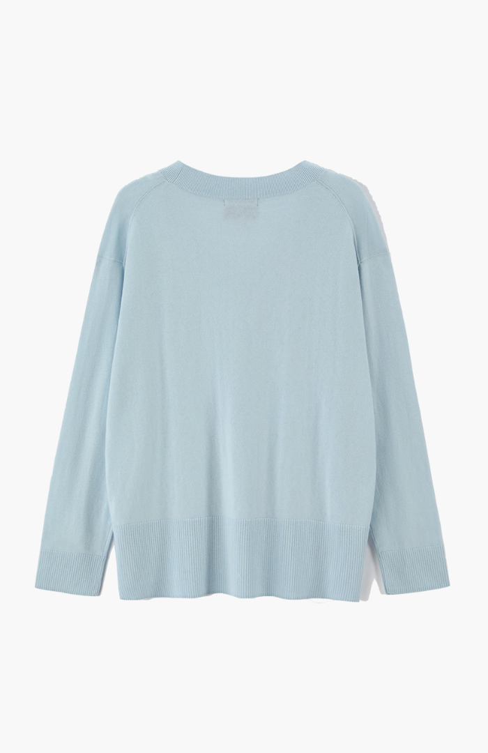 Aleger  Sea Spray N.2404 Long Line V-Neck Pullover