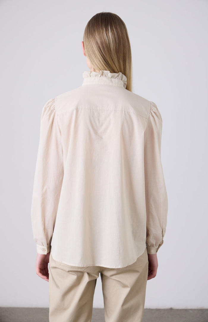 Laing Sand Jane Frill Blouse