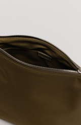 Yu Mei Fir Green Nylon Small Utility Bag