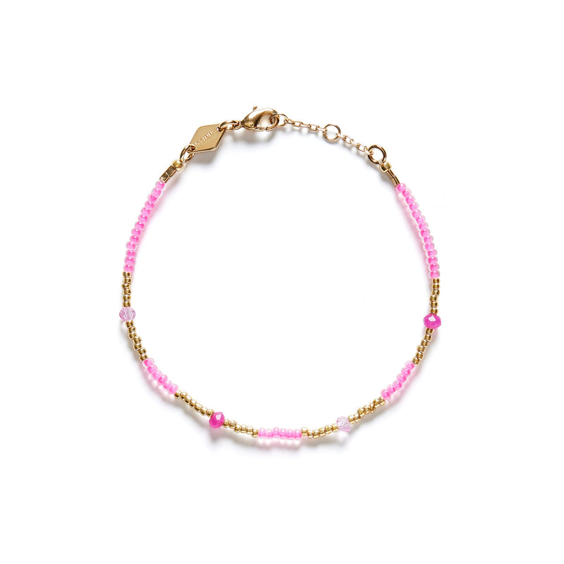 Anni Lu Hot Pink Clemence Bracelet