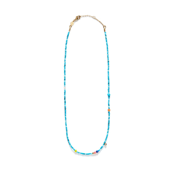 Anni Lu Turquoise Dotty Necklace