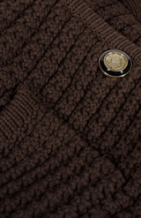 Ba&sh Chocolate Gaspard Cardigan