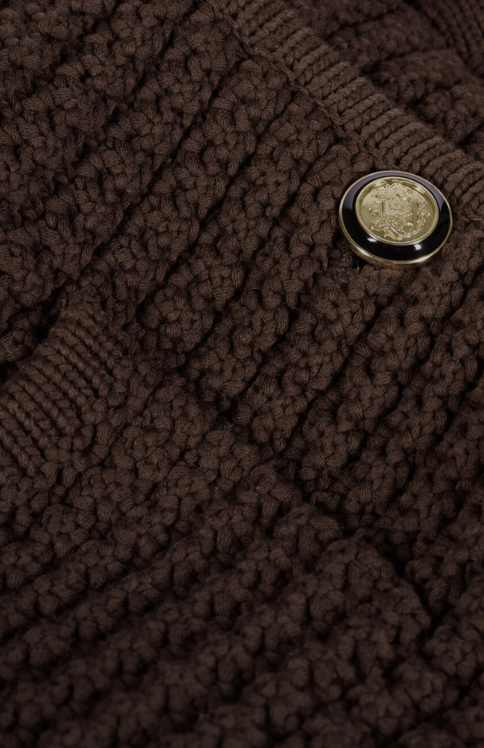 Ba&sh Chocolate Gaspard Cardigan