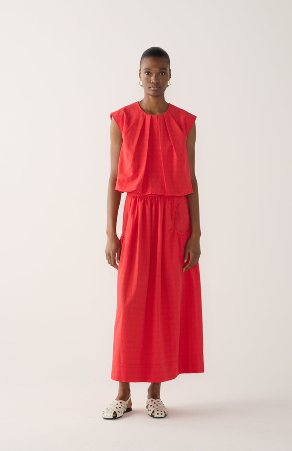 Foemina Rouge Seersucker Oda Skirt
