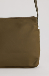 Yu Mei Fir Green Nylon Small Utility Bag