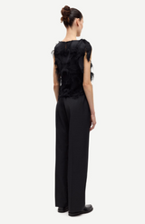 Samsøe Samsøe Black Mel. Satovi Trousers