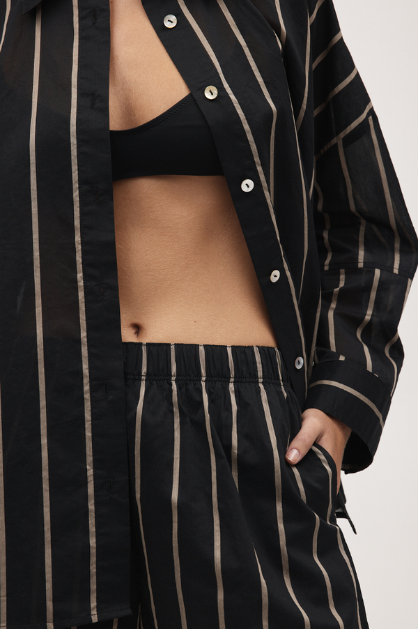 Marle Black Stripe Edie Shirt