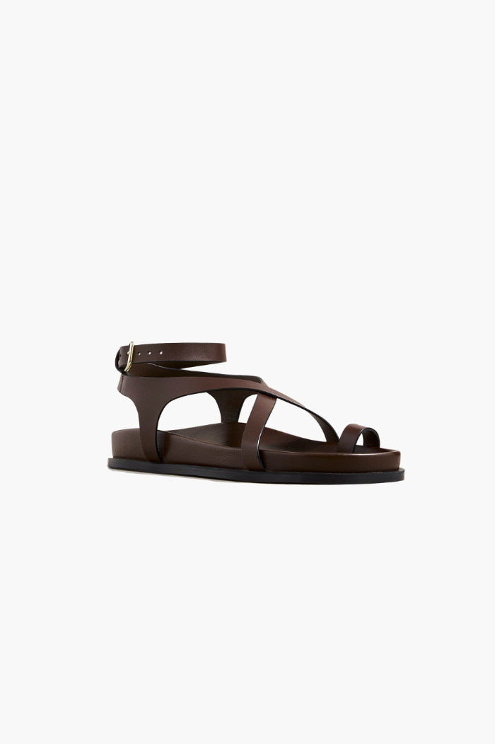 A.Emery Walnut The Jalen Slim Sandal