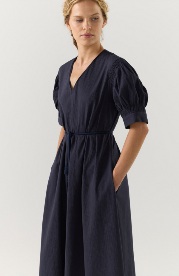 Foemina Navy Scottie Dress