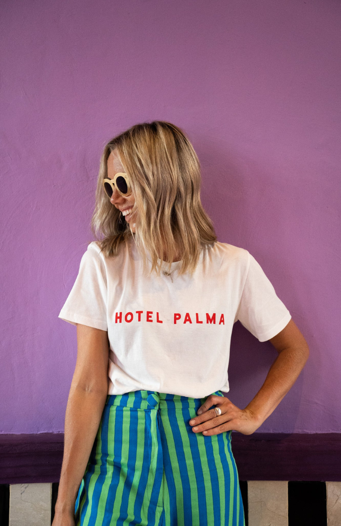 Little Palma Red Hotel Palma T-Shirt