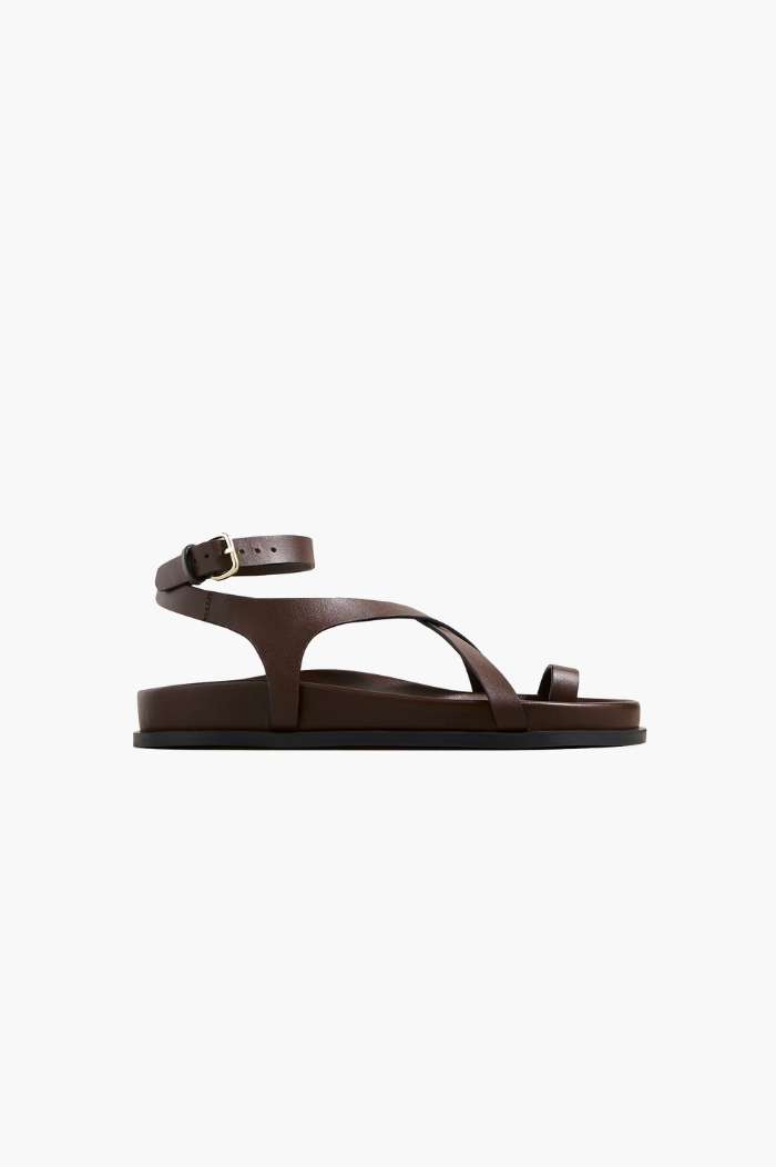 A.Emery Walnut The Jalen Slim Sandal