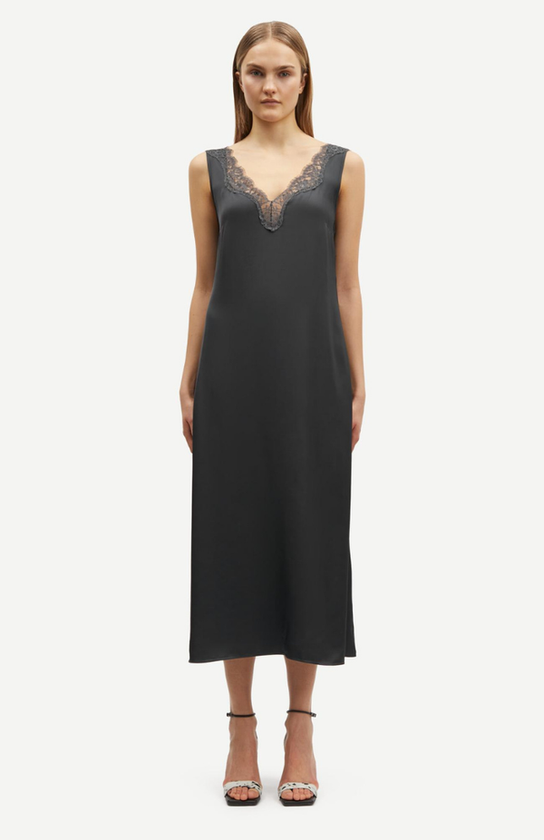 Samsøe Samsøe Black Oyster Samacy Dress