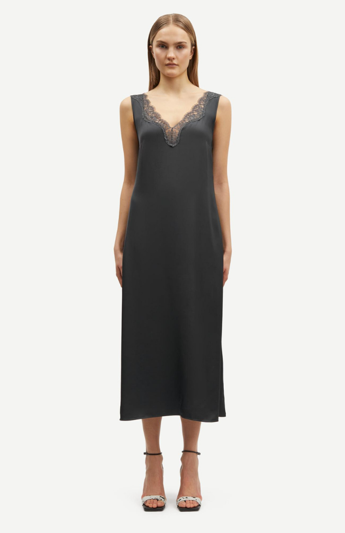 Samsøe Samsøe Black Oyster Samacy Dress