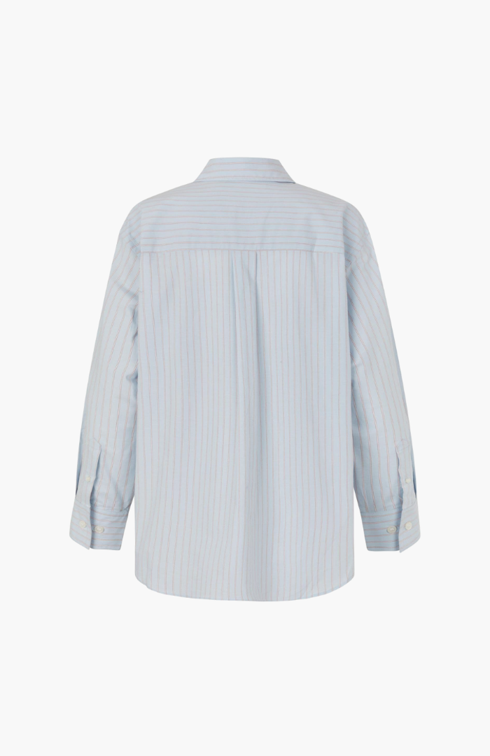 Samsøe Samsøe Rugby Blue St. Salova Pocket Shirt