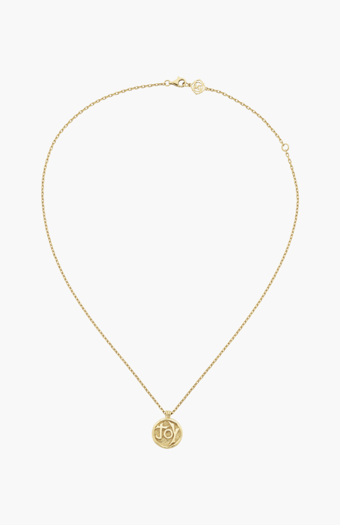 Zoe & Morgan 22K Gold Plate Joy Necklace