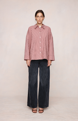 Marle Rosewood Stripe Edie Shirt