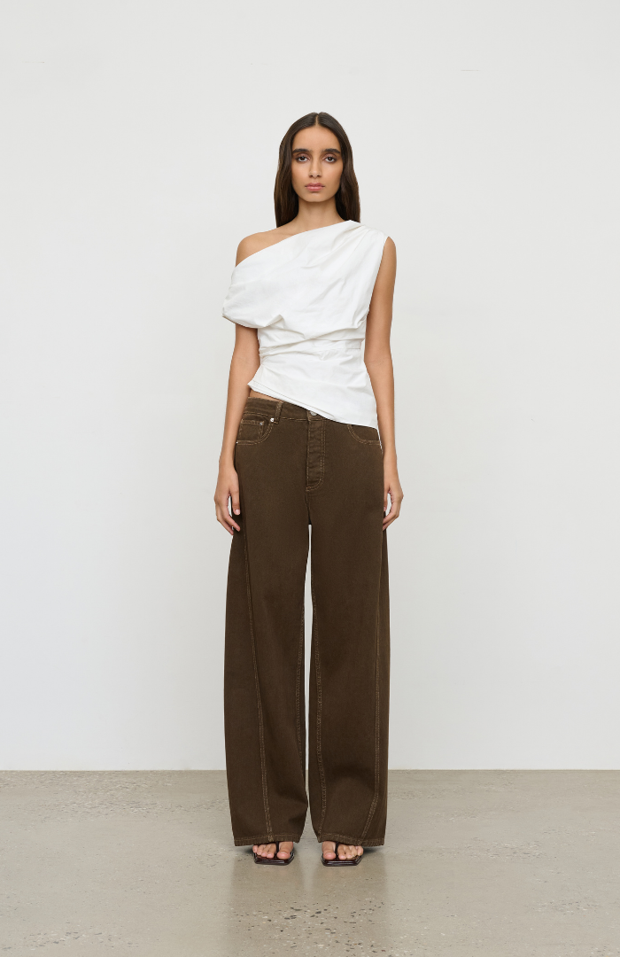 One Of Others Chalk Pallas Top