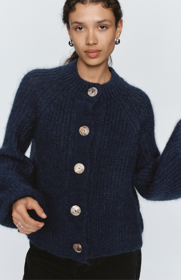 Marle Navy Cait Cardigan