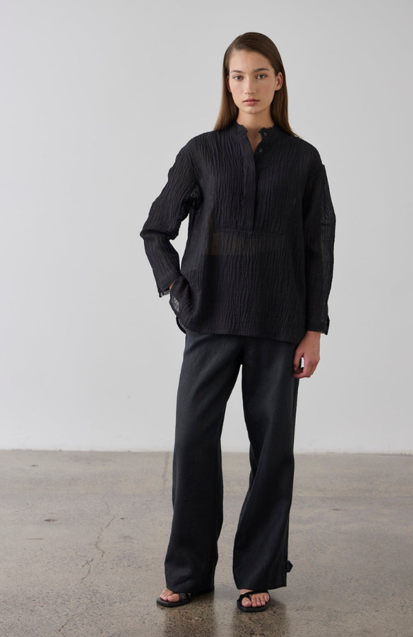 Laing Black Tab Cuff Pant