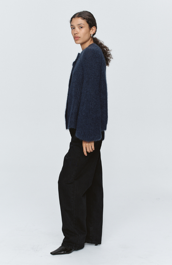Marle Navy Cait Cardigan