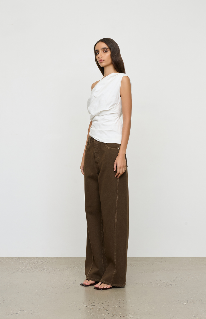 One Of Others Chalk Pallas Top