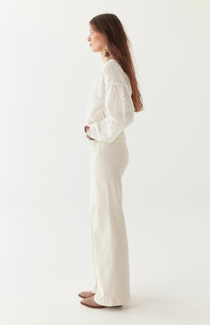 Maison Hotel Off White Margaret Blouse