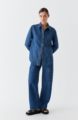 Morrison Blue Denim Theo Shirt