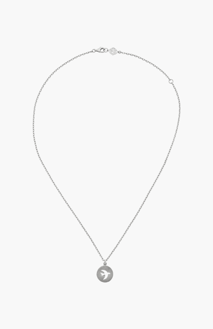 Zoe & Morgan Sterling Silver Moonbird Necklace