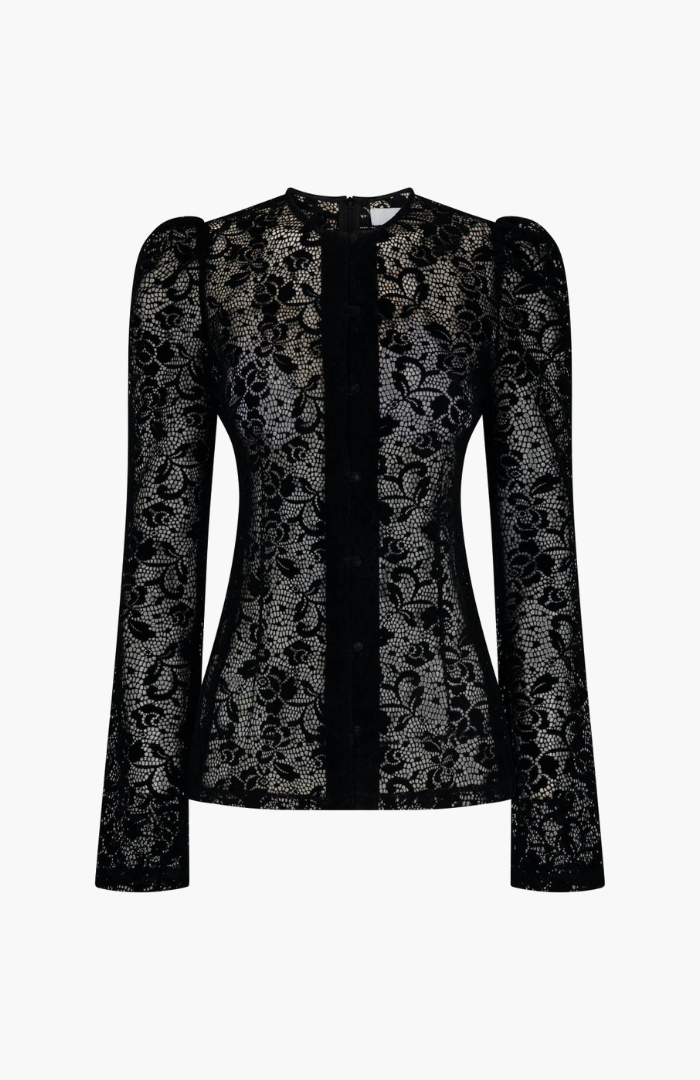Harris Tapper Black Lace Helena Top