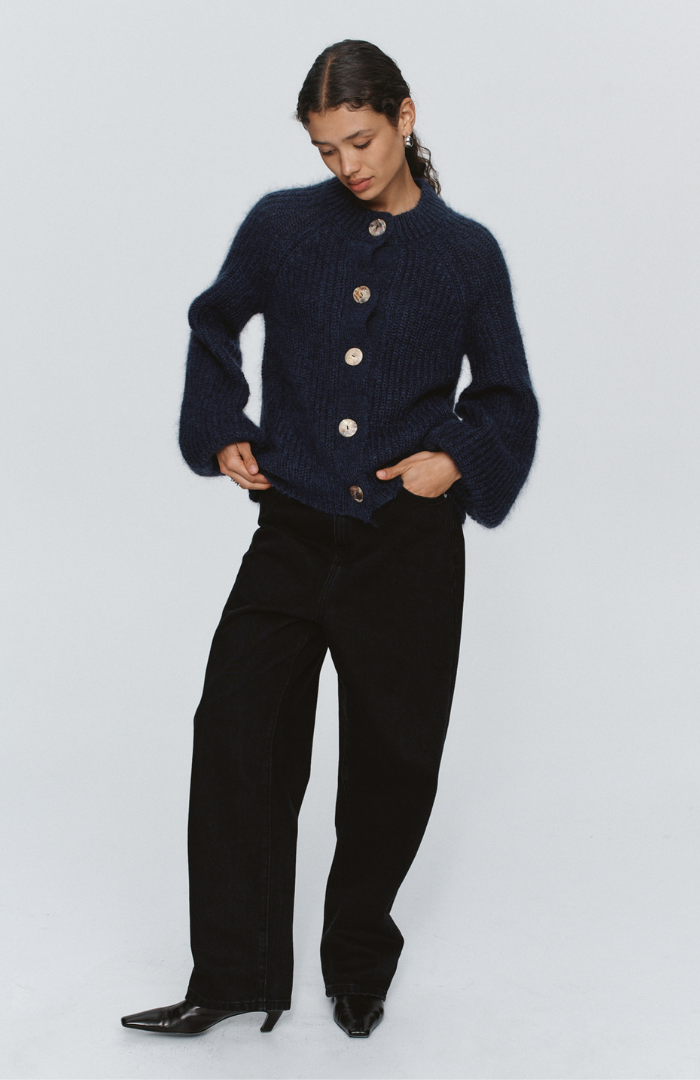 Marle Navy Cait Cardigan