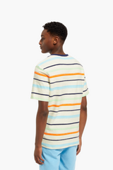 Scotch & Soda Mulitcolour Stripe Structured T-Shirt