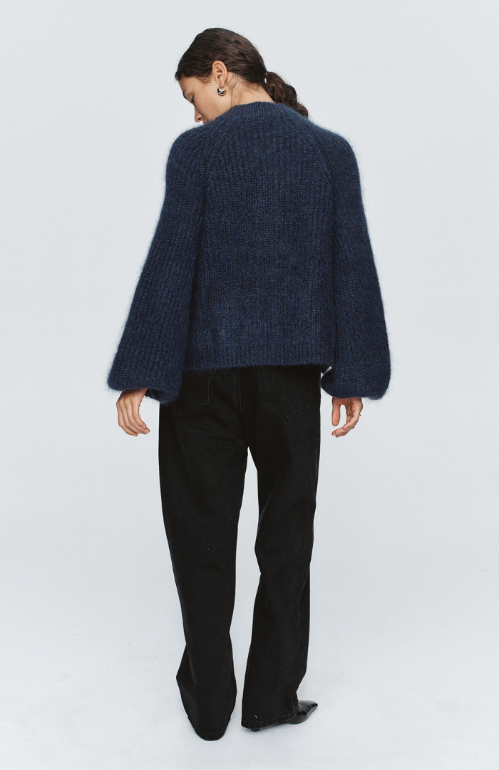 Marle Navy Cait Cardigan
