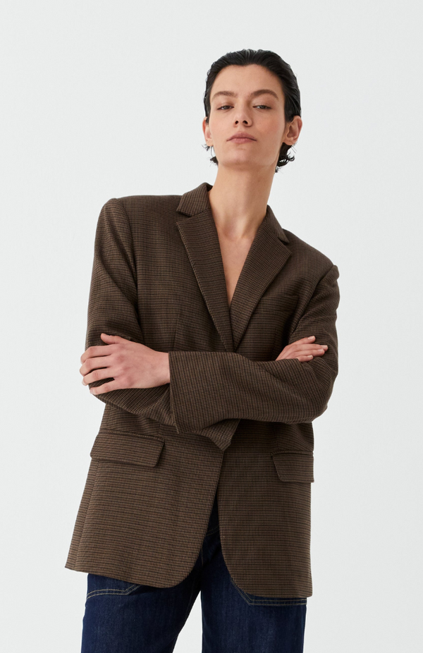 Morrison Houndstooth Emmet Blazer