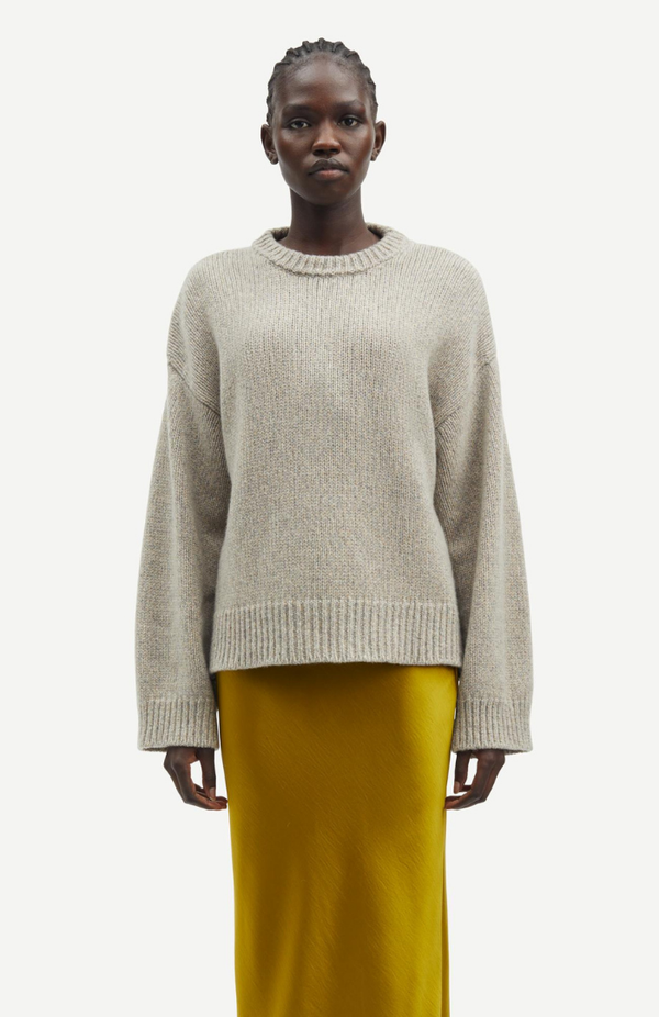 Samsøe Samsøe Khaki Mel Savicky Sweater