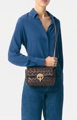 Vanessa Bruno Chocolate Braided Moon Moyen
