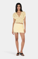 Hansen Butter Ruby Lace Top