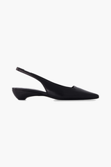 REBE Black Pointed Slingback