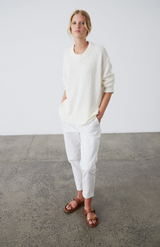 Laing Milk Slouchy Knit Sweater