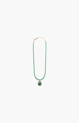 Anni Lu Green Jade Little Swimmer Necklace