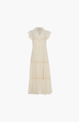 Devotion Off White Lace Gaze Dress